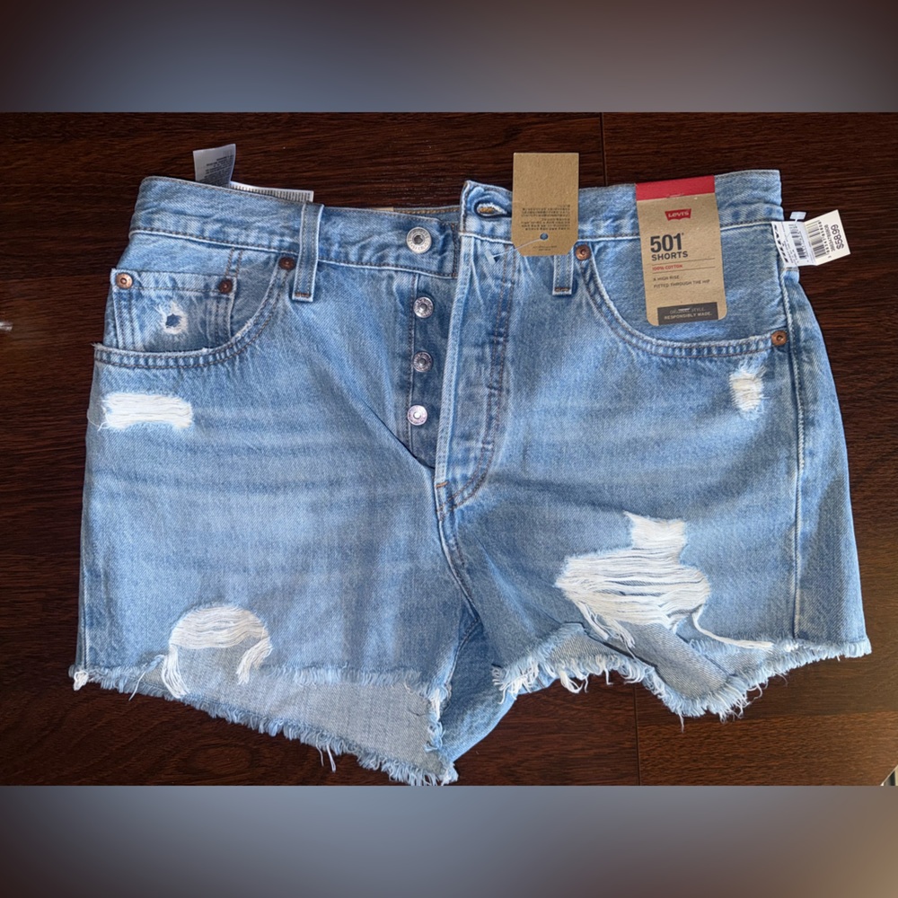 Levi's 501 Original Fit High-Rise Women's Button-Fly Jean Shorts